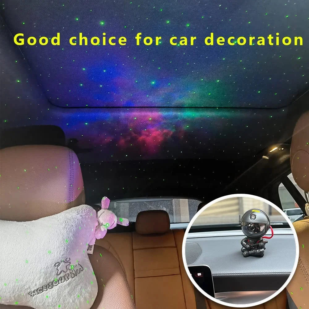 Astronaut Galaxy Projector with 8 Nebula Effects and Smart Remote Control, 360° Rotating Night Light – Ideal Gift for Valentine's Day and Birthdays for Family and Friends