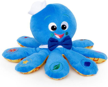 Octoplush Musical Huggable Stuffed Animal Plush Toy, Learn Colors in 3 Languages, Blue, 11" Age 3 Month and Up,
