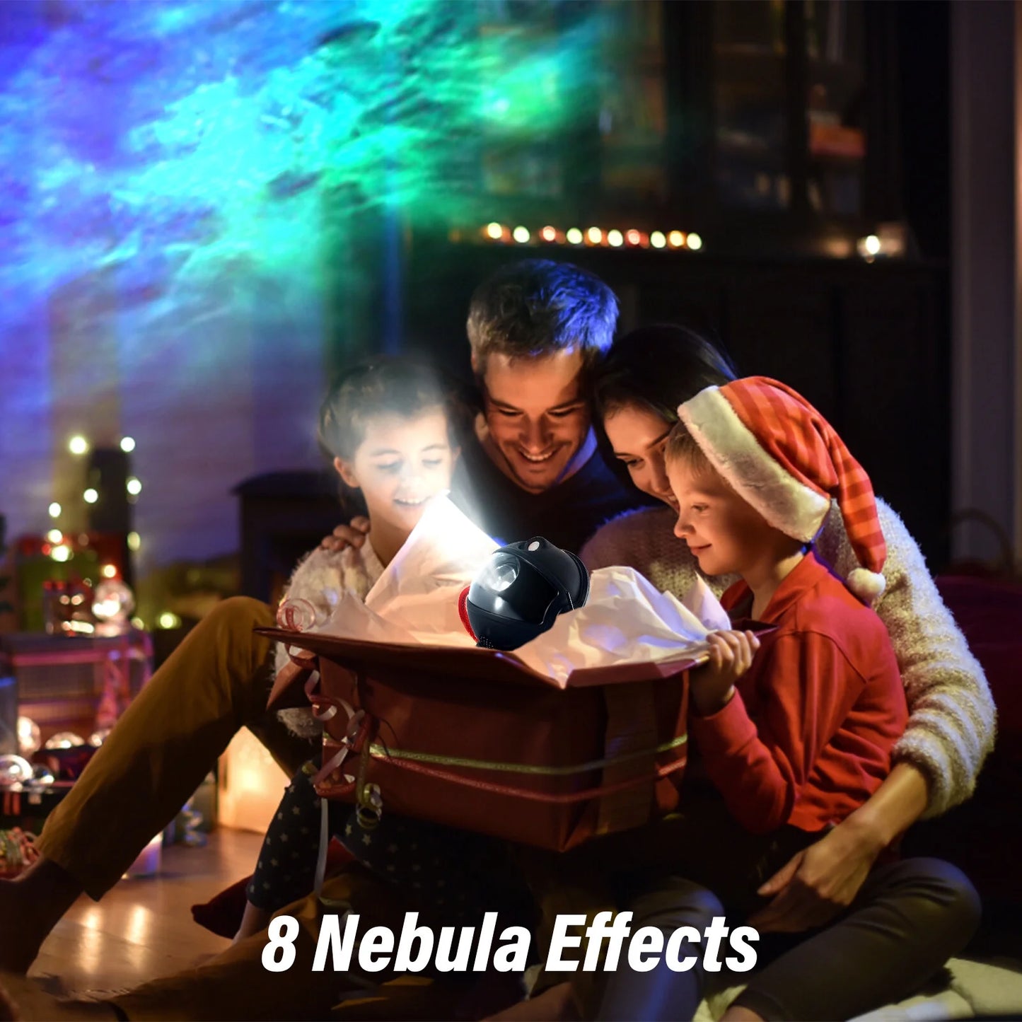 Astronaut Galaxy Projector with 8 Nebula Effects and Smart Remote Control, 360° Rotating Night Light – Ideal Gift for Valentine's Day and Birthdays for Family and Friends
