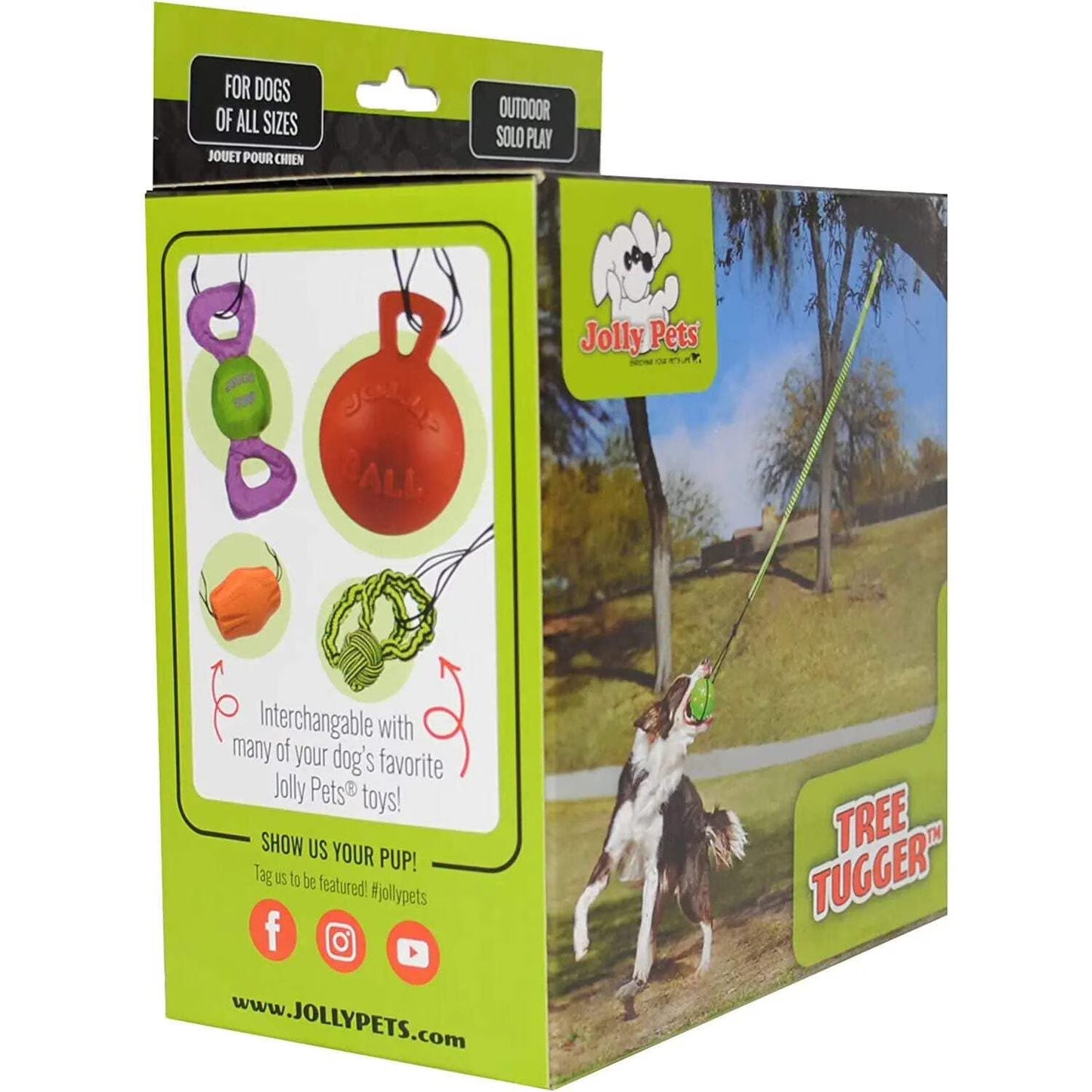 JP071 Large Green Tree Tugger Bungee