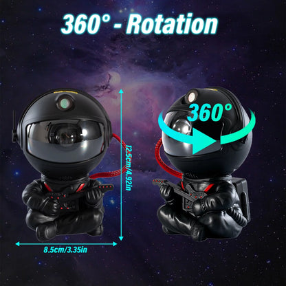 Astronaut Galaxy Projector with 8 Nebula Effects and Smart Remote Control, 360° Rotating Night Light – Ideal Gift for Valentine's Day and Birthdays for Family and Friends