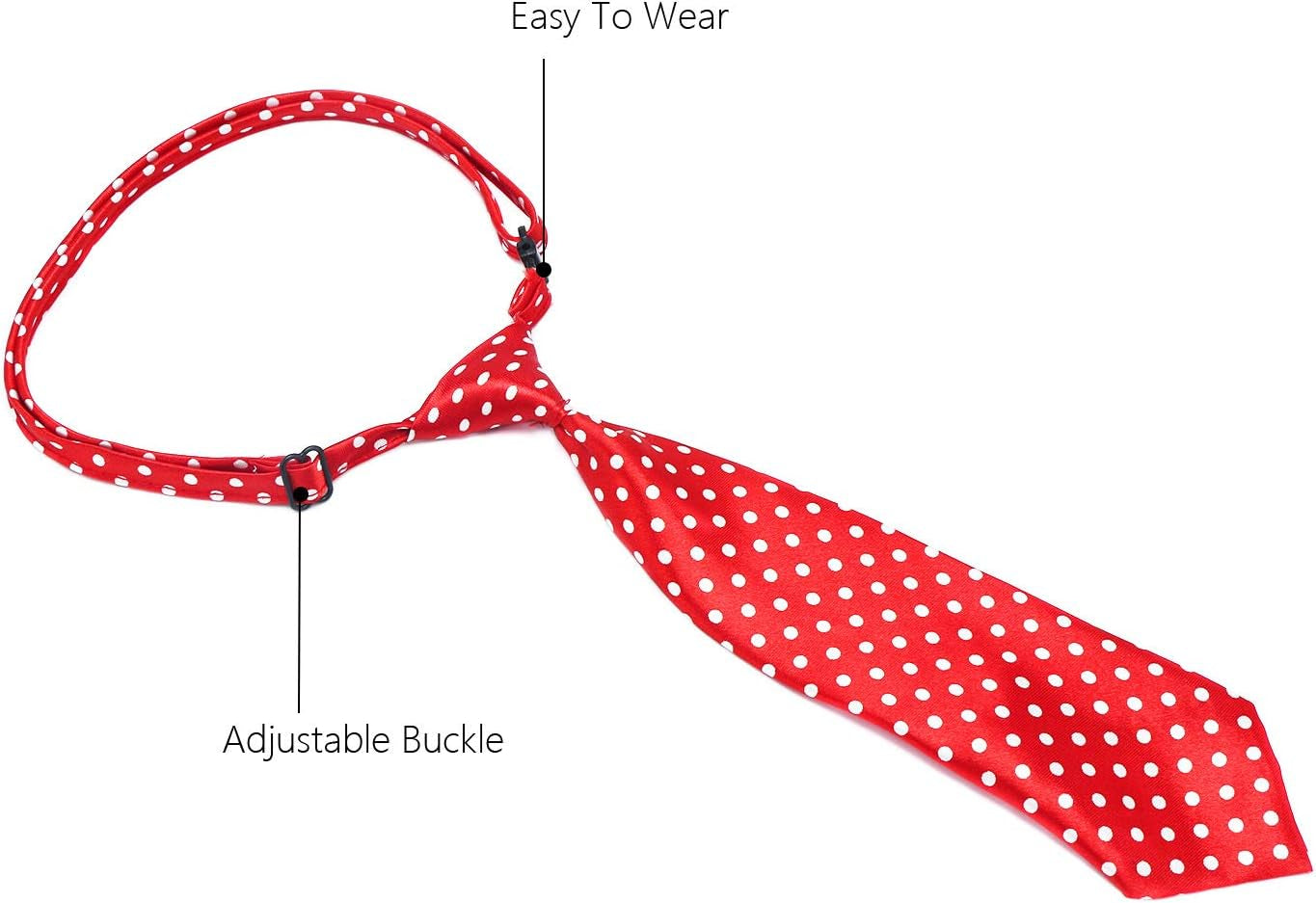 Adjustable Neck Ties for Large Dogs - Pet Bow Ties and Neckties for Grooming Accessories, Suitable for Holidays, Birthdays, Weddings, and Cosplay