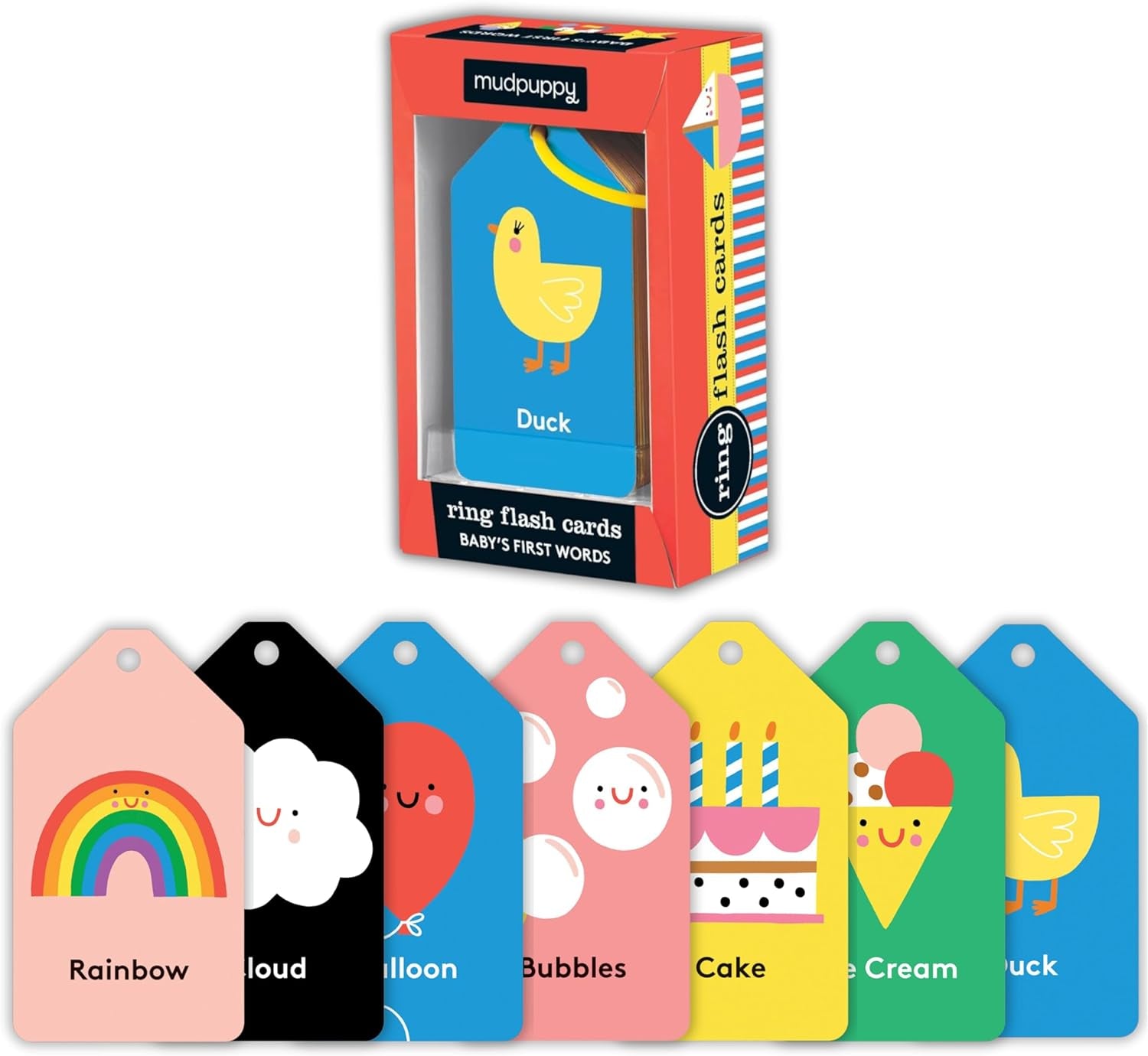 Baby's First Words Flashcard Ring