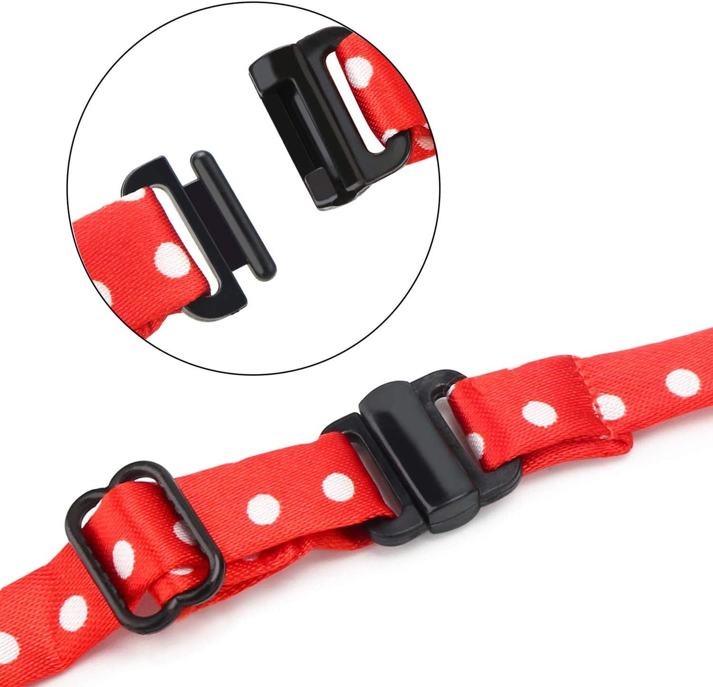 Adjustable Neck Ties for Large Dogs - Pet Bow Ties and Neckties for Grooming Accessories, Suitable for Holidays, Birthdays, Weddings, and Cosplay