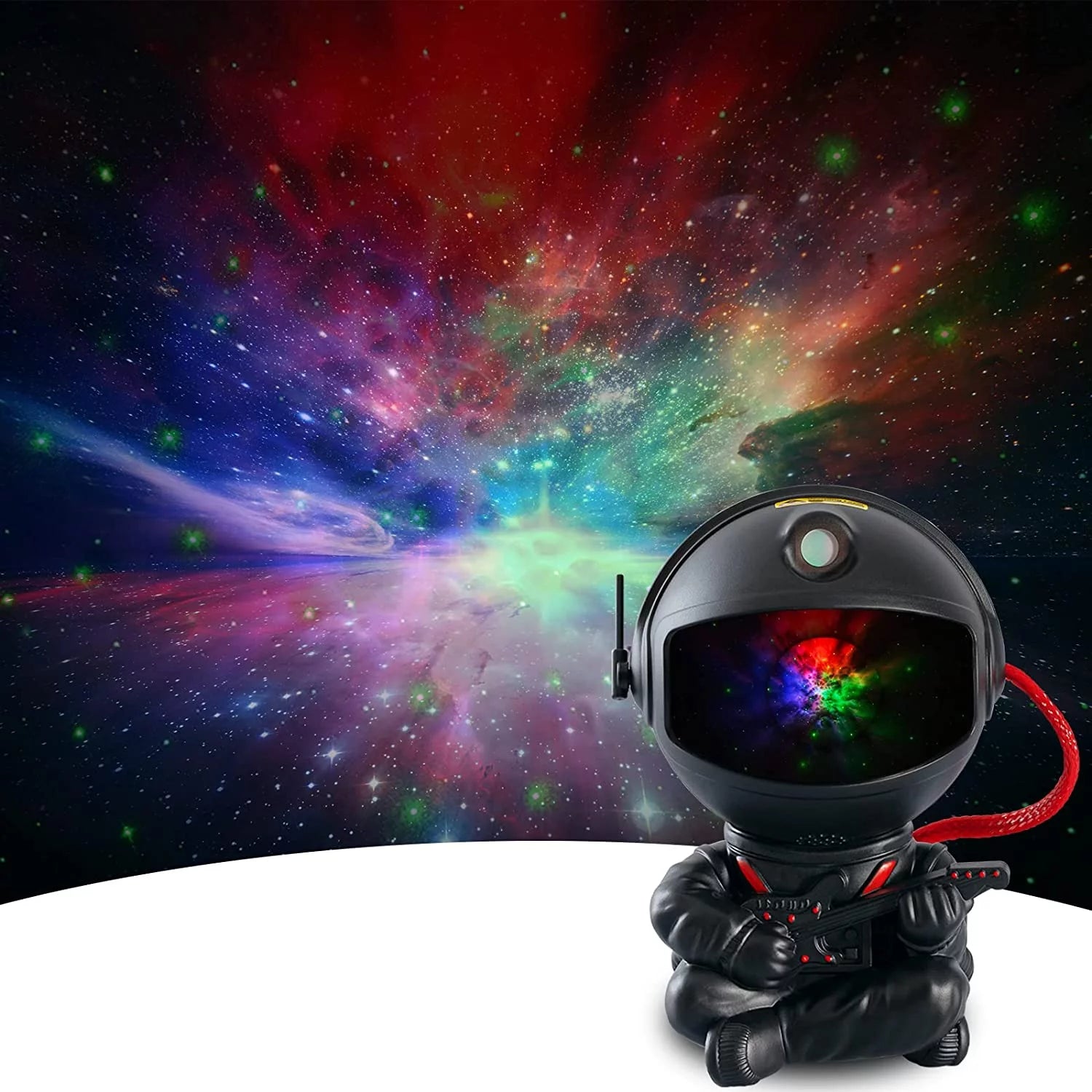 Astronaut Galaxy Projector with 8 Nebula Effects and Smart Remote Control, 360° Rotating Night Light – Ideal Gift for Valentine's Day and Birthdays for Family and Friends