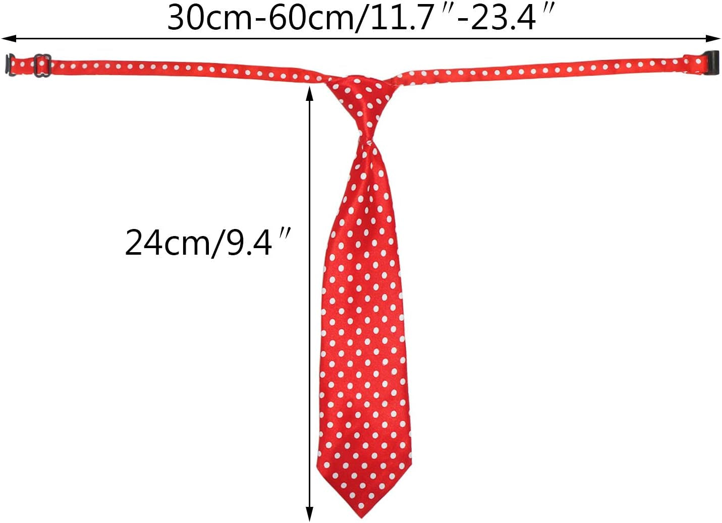 Adjustable Neck Ties for Large Dogs - Pet Bow Ties and Neckties for Grooming Accessories, Suitable for Holidays, Birthdays, Weddings, and Cosplay